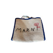 Marni, Mending Woven Faux Raffia Tote, Large, NWT