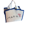 Marni, Mending Woven Faux Raffia Tote, Large, NWT