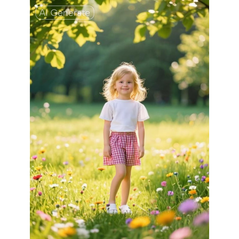 The Sunday Collective, Gingham Balloon Shorts