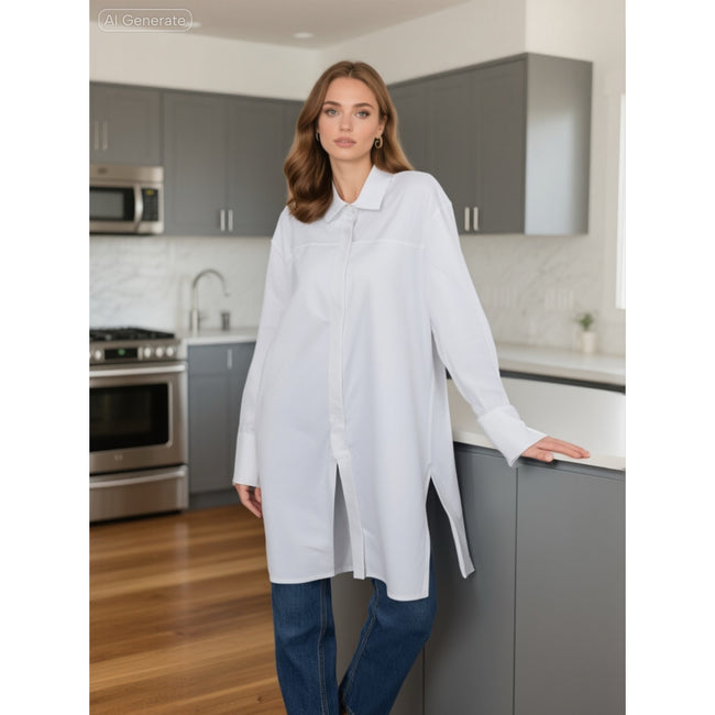 Jill Sander Heavy Organic Cotton Poplin Dress, NWT, Size: 40