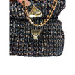 Minime Paris Navy/Gold Tweed XS Sac NWOT