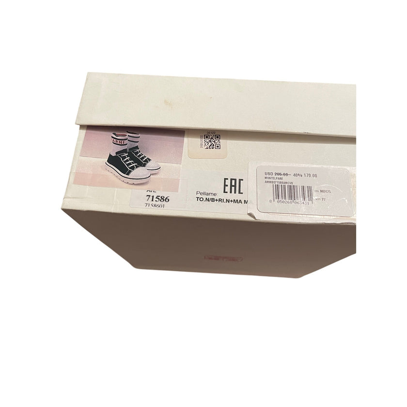 Marni Kids Teen Intarsia Knit Sock Trainers NWT size: 27 Italian kids