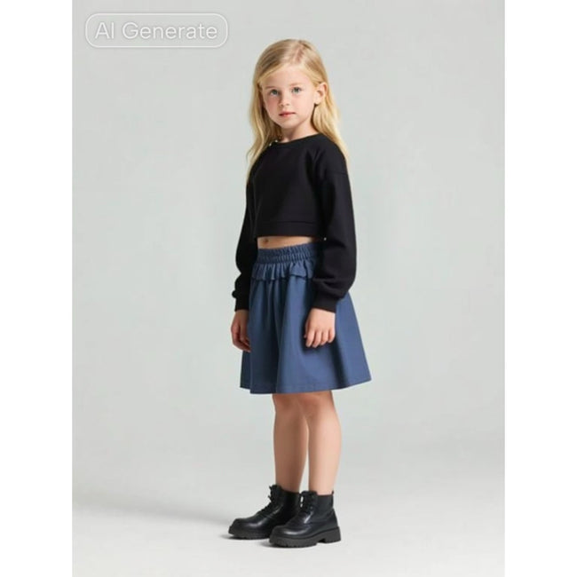 Musli Girls Chambray Skirt, NWT, 5yrs