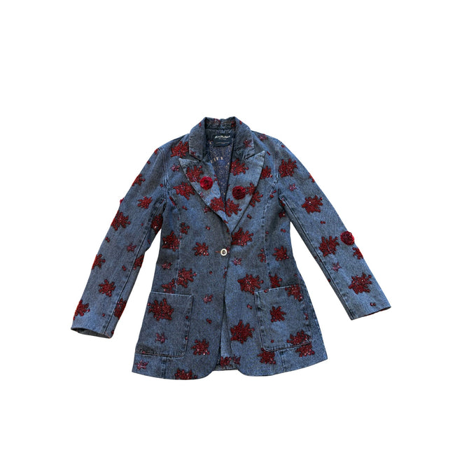 Minime Paris Sequin Embroidered Blazer, NWOT M