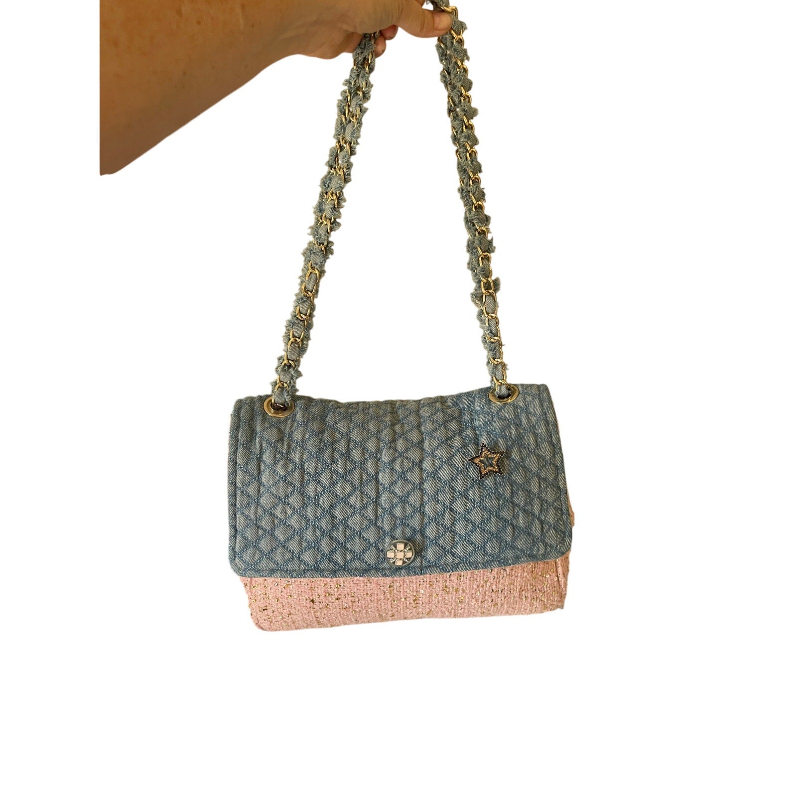 "Étoile de Minime" Upcycled Couture Tweed Bag