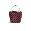 Marni Market, Taha Bag, Black and Burgundy