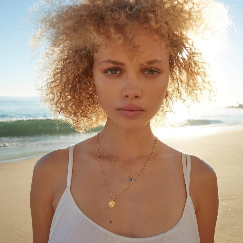 With Love Darling, Infinity Medallion Necklace, NWT