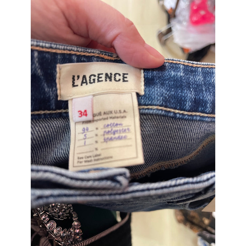 L'AGENCE Alicent High Rise Wide Leg NWT Size 34