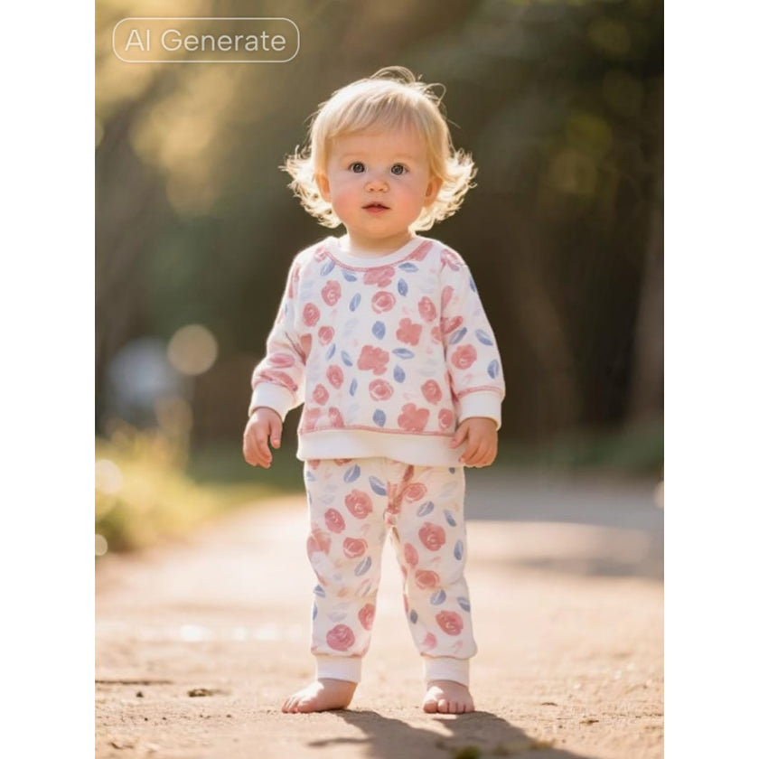 Antebies Floral Baby Set