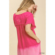 Umgee Pink T-Shirt Dress