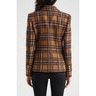 L’AGENCE Kenzie Plaid Tweed Double Breasted Blazer – Size 10– NWT