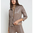 L’AGENCE Janelle Slim Raw Jacket – Medium (NWT)