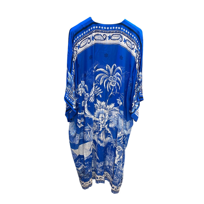 Dahlo Kimono Dress Blue NWT OS