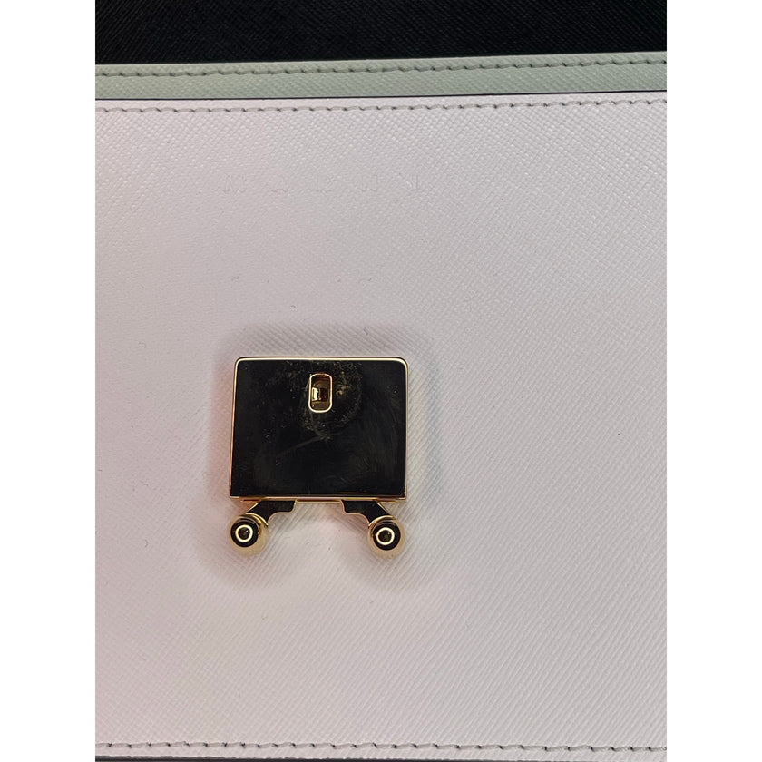 Marni Trunk Bag Tri-Color Saffiano Leather NWT