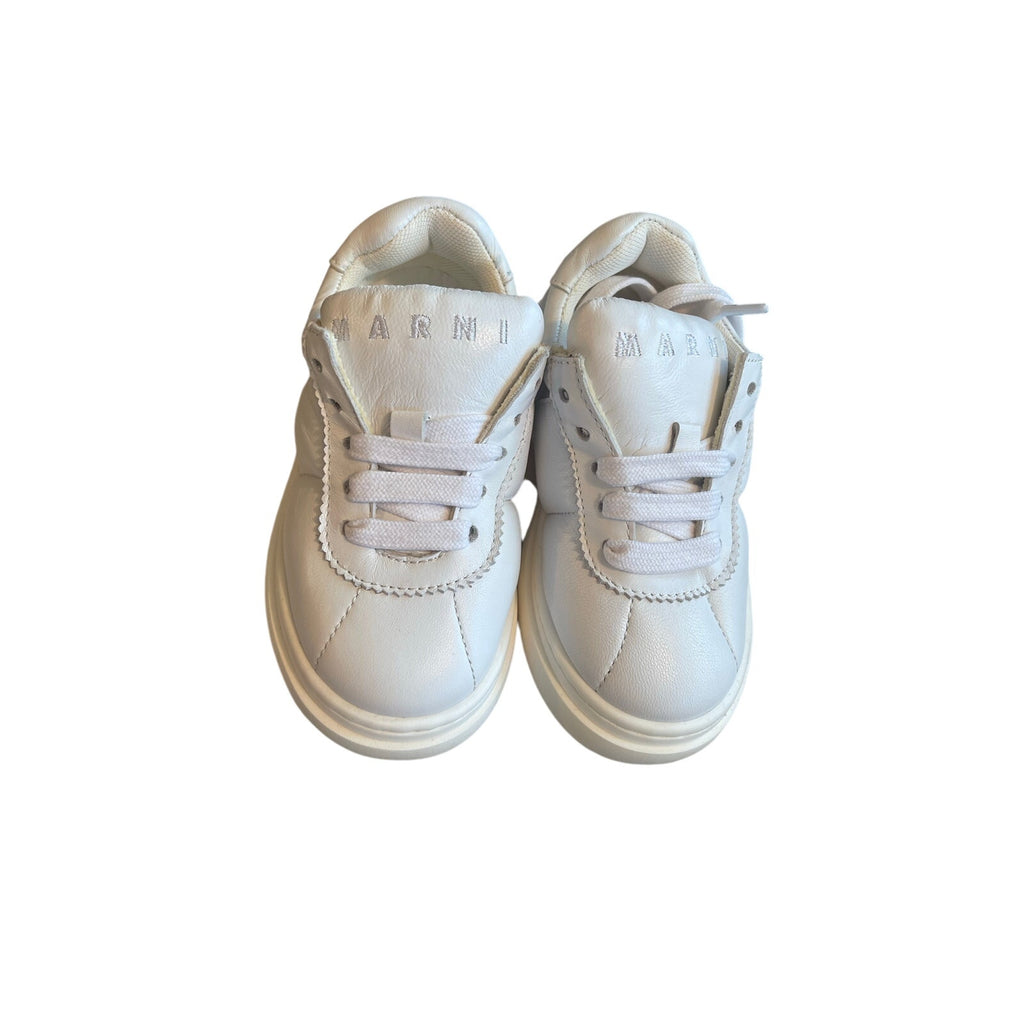 Marni Kids Leather Sneakers NWT size: 25 Italian Kids