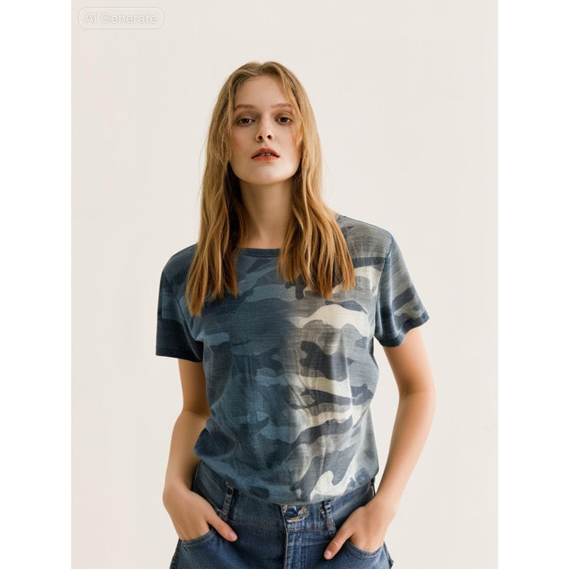 NU Vintage, Camo T-Shirt, NWOT, Size M