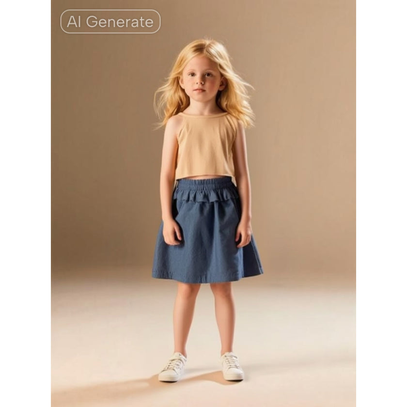 Musli Girls Chambray Skirt, NWT, 5yrs