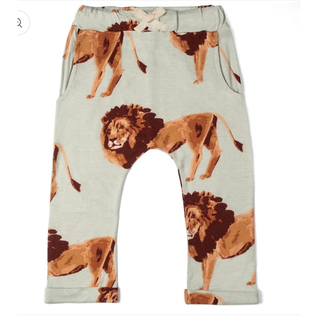 Milkbarn Bamboo Jogger, Lion, NWT, 3-6 Months