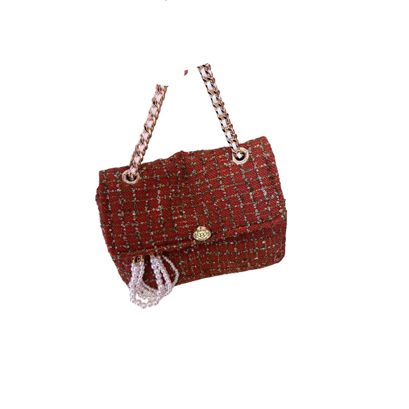 Minime Paris Rust Tweed Med. Sac