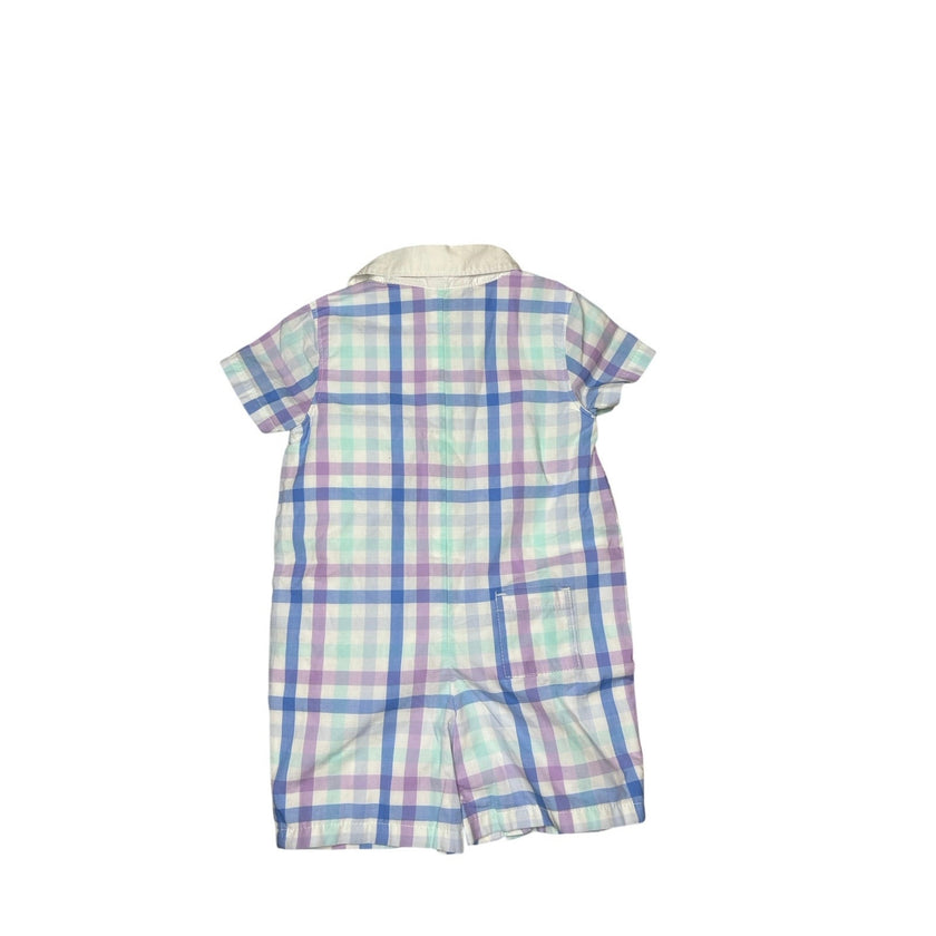Janie and Jack, Baby Gingham Polo Romper, NWT, Multiple Sizes