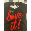 Fiorucci Love It Sweatshirt Tunic Top, NWT, size: Small