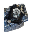 Minime Paris, Haute Denim French Tweed Bag w/ Luxe Details NWOT