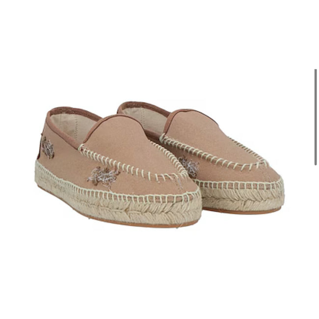 Maison Margiela Embroidered Canvas Espadrilles