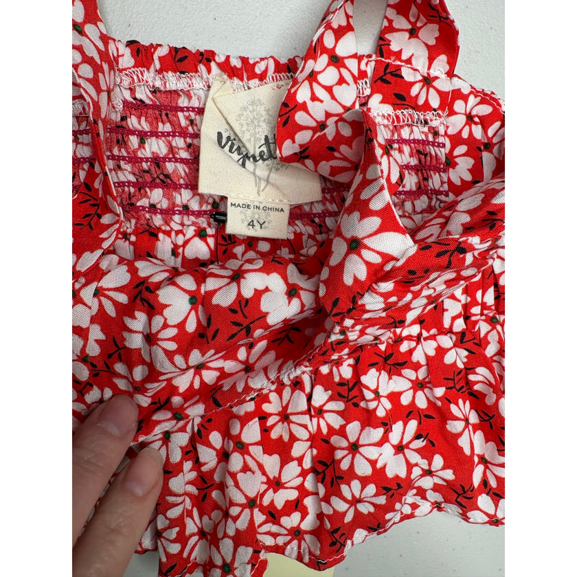Vignette Girls Ruffle Tank Top, NWT, 4 yrs