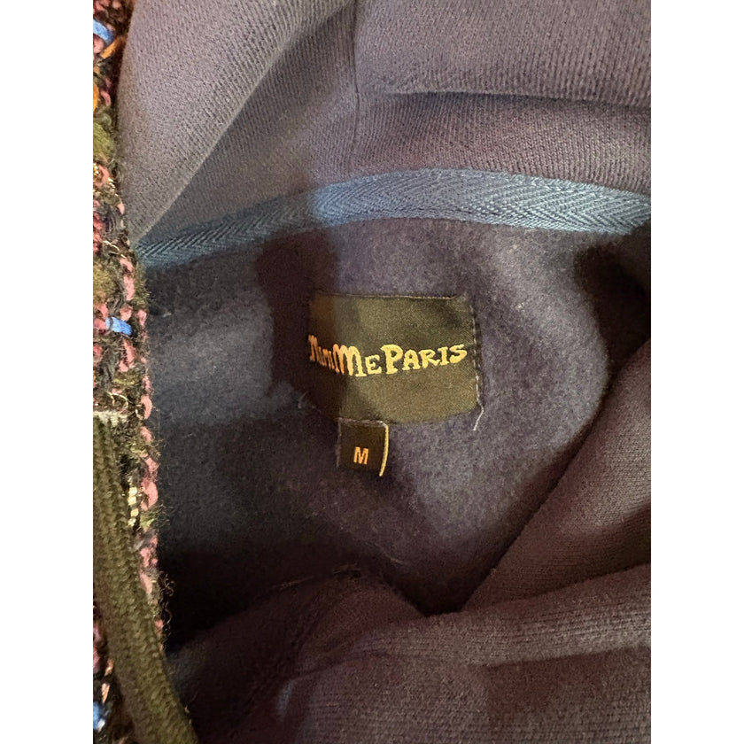 Minime Paris Tweed Hoodie Navy