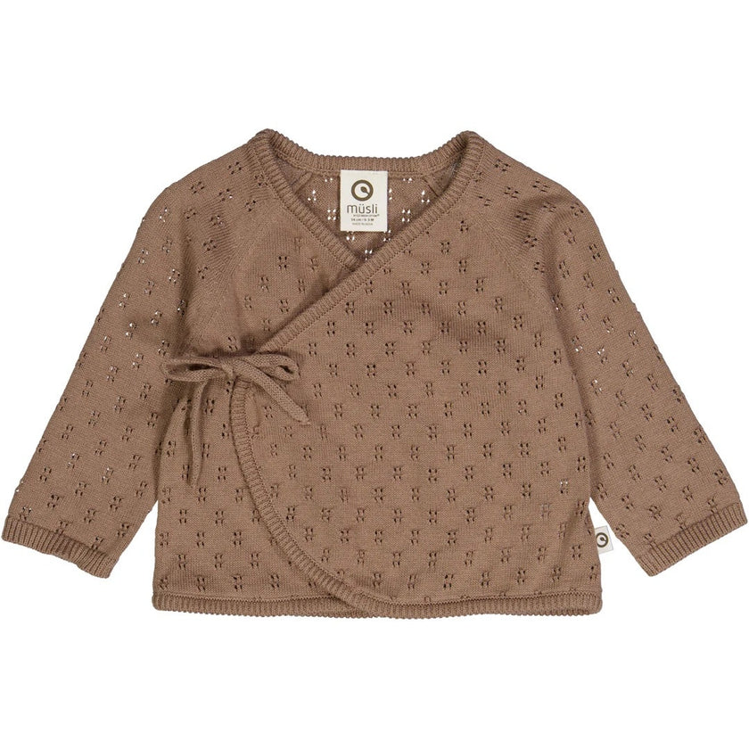 Musli Knit Cardigan w/ Cross Closure, NWT, Multiple Sizes Available