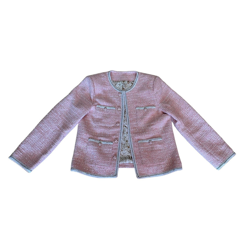 Minime Paris, Pink Tweed Blazer, Med