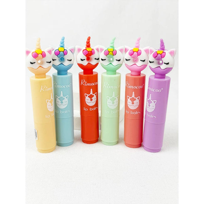 Cute Unicorn Stick Lip Balm: MIX COLOR