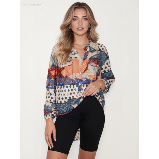 Nu Vintage Pasley Print, NWOT, Size Small