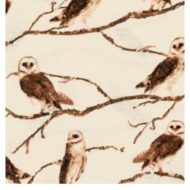 Milkbarn Bamboo Long Sleeve One Piece, Owl, NWT, Multiple Sizes Available