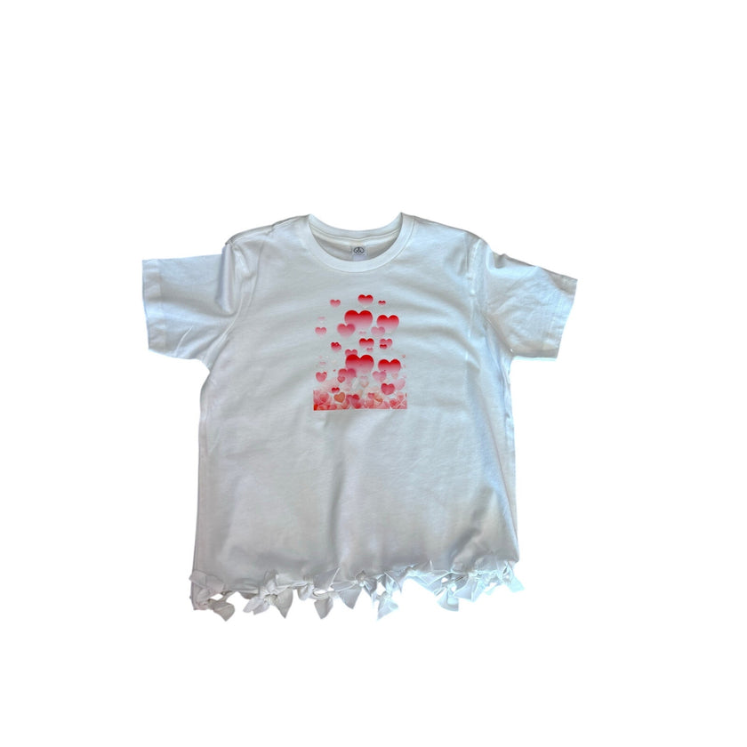 Upcycled Alternative Apparel T Shirt, Valentine’s Day, size 14/16