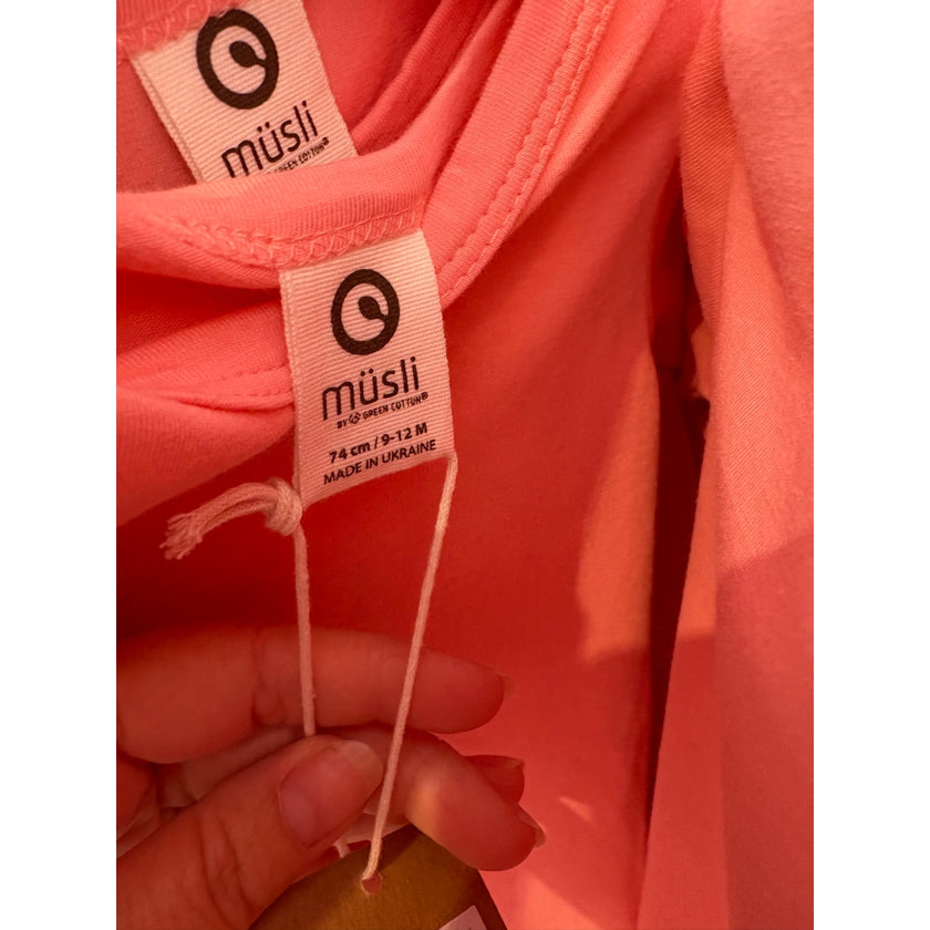 Musli, Cozy Me Long Sleeve Body, Bubble Gum