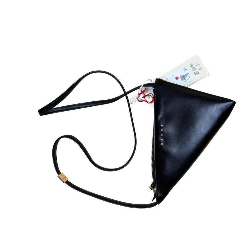 Marni Triangle Prisma Bag, Black, NWT