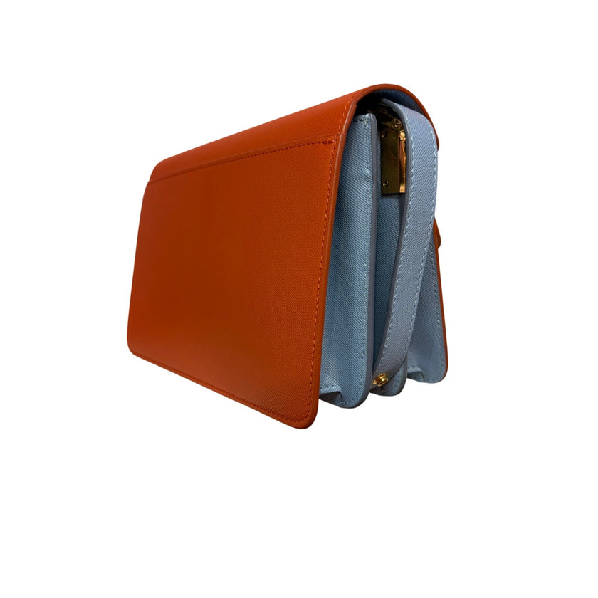 Marni Trunk Bag Orange/ Blue/ White