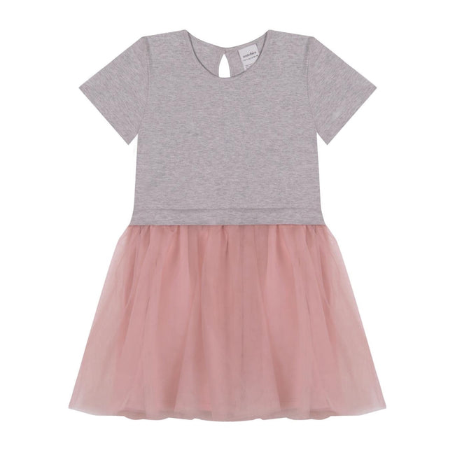 Antebies, Contrasting Pink Tulle Dress