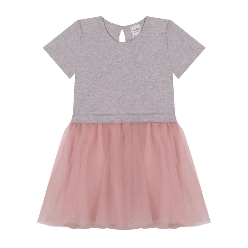 Antebies, Contrasting Pink Tulle Dress