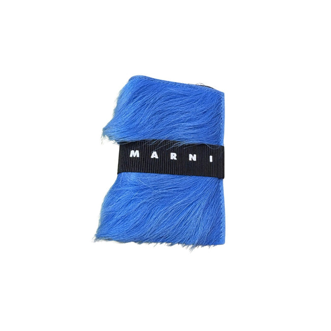 Marni Logo Strap Brushed Effect Wallet NWT