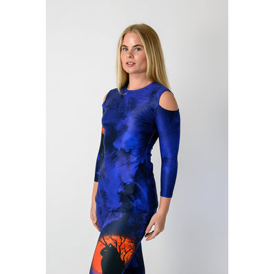 Yoga Democracy, Open Shoulder Top, Friday the 13th