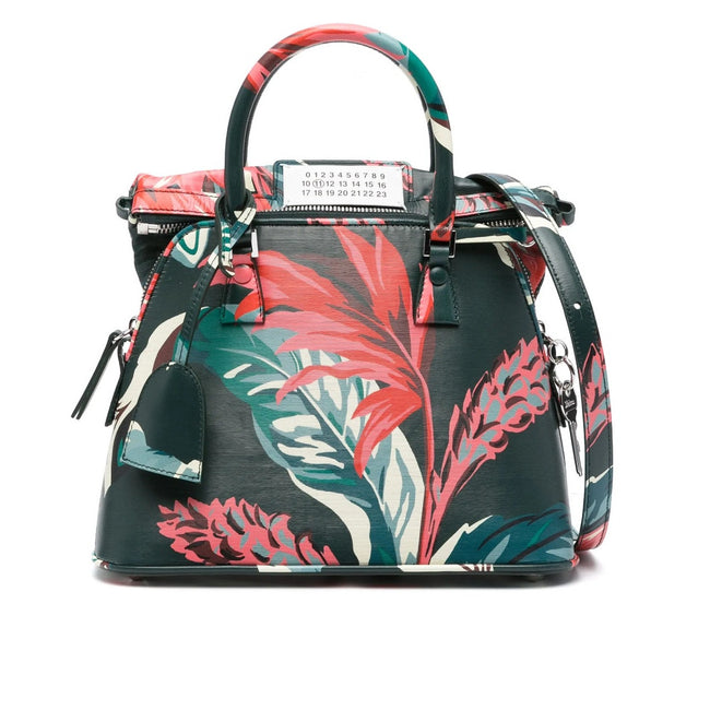 Maison Margiela Mini 5AC Classique Tapestry Top Handle Bag