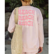 Feather 4 Arrow, Beach Sweatshirt, Pink Marshmallow