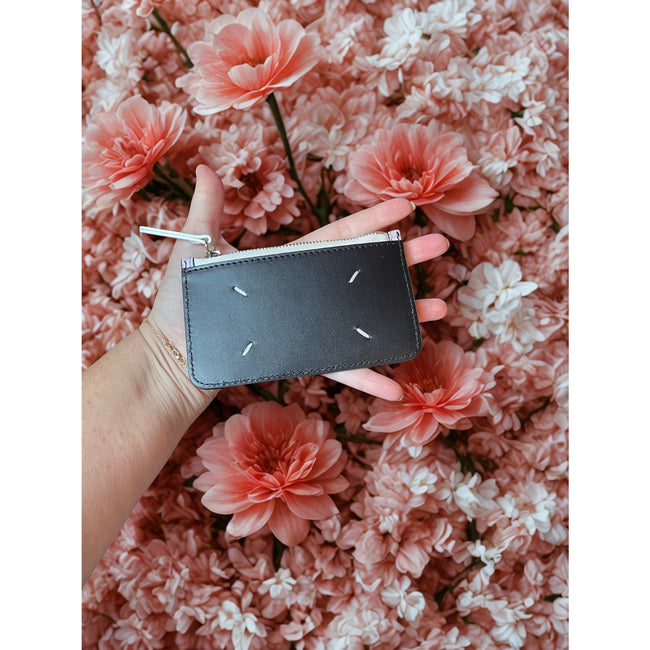 Maison Margiela Tri-Color Stitches Card Holder NWT