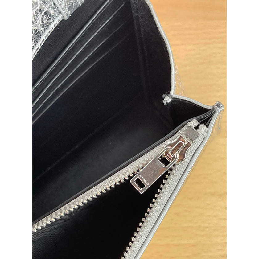 Jil Sander, Silver All Day Bag, NWT