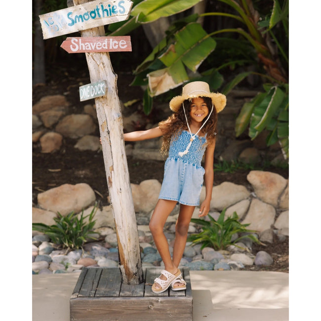 Feather 4 Arrow, Beunch Club Romper, Denim