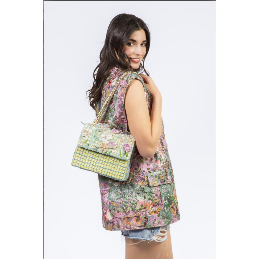 Minime Paris secret garden floral mosaic vest, photo 4 of 5