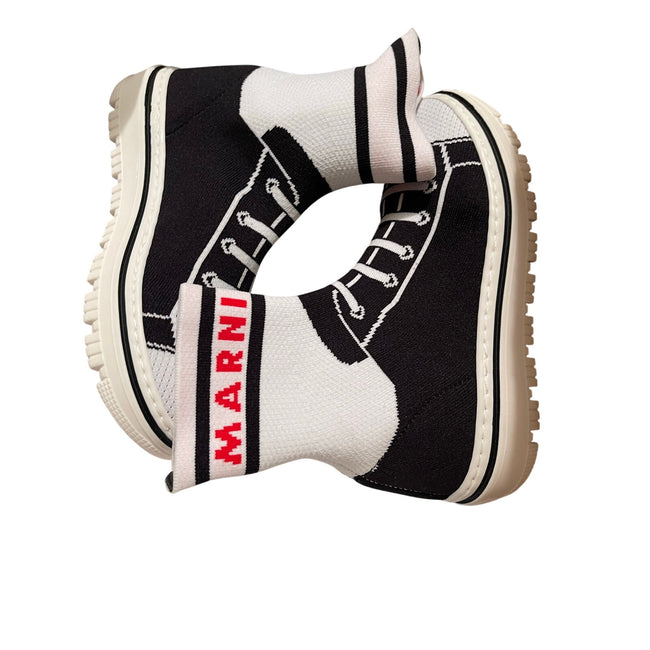 Marni Kids Teen Intarsia Knit Sock Trainers NWT size: 27 Italian kids