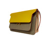 Marni Medium Trunk Bag, Grey, Black, Yellow
